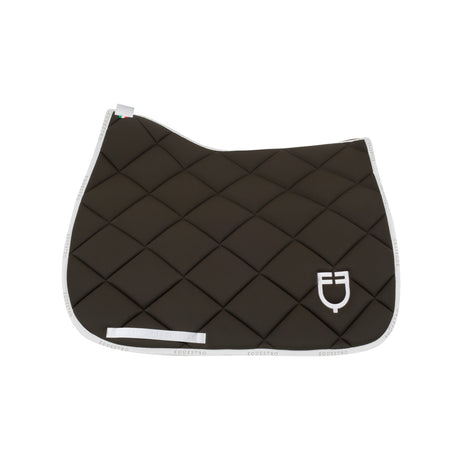 Dressage saddle pad technical fabric with logo