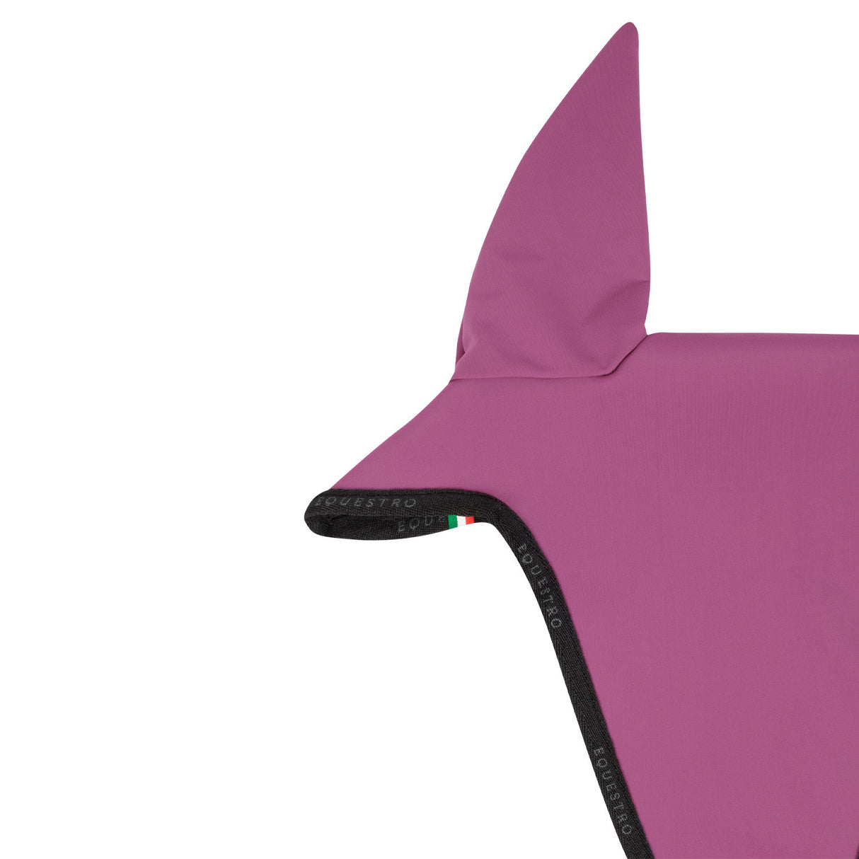 Fly veil in technical fabric with noseband attachment