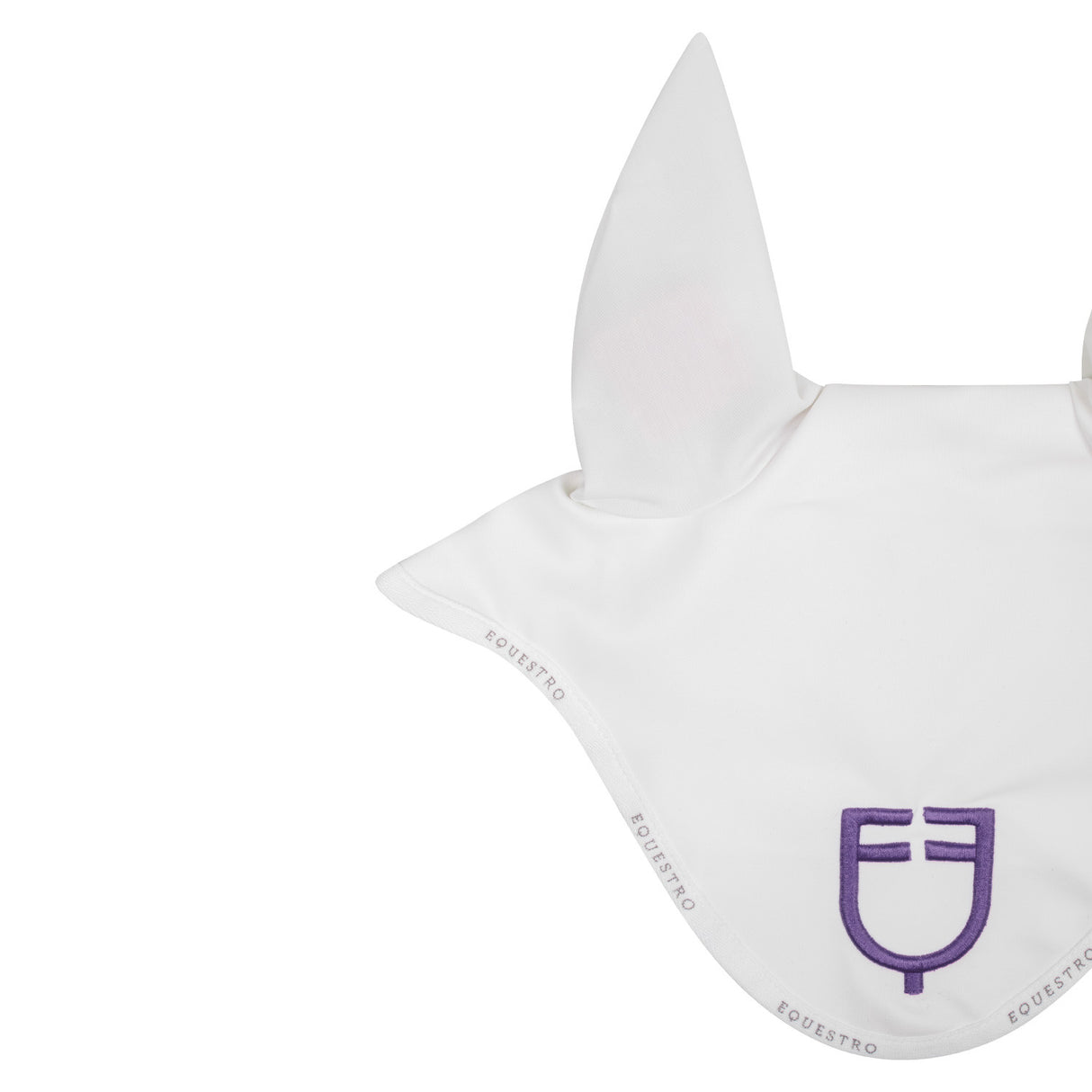 Fly veil in technical fabric with multicolor logo