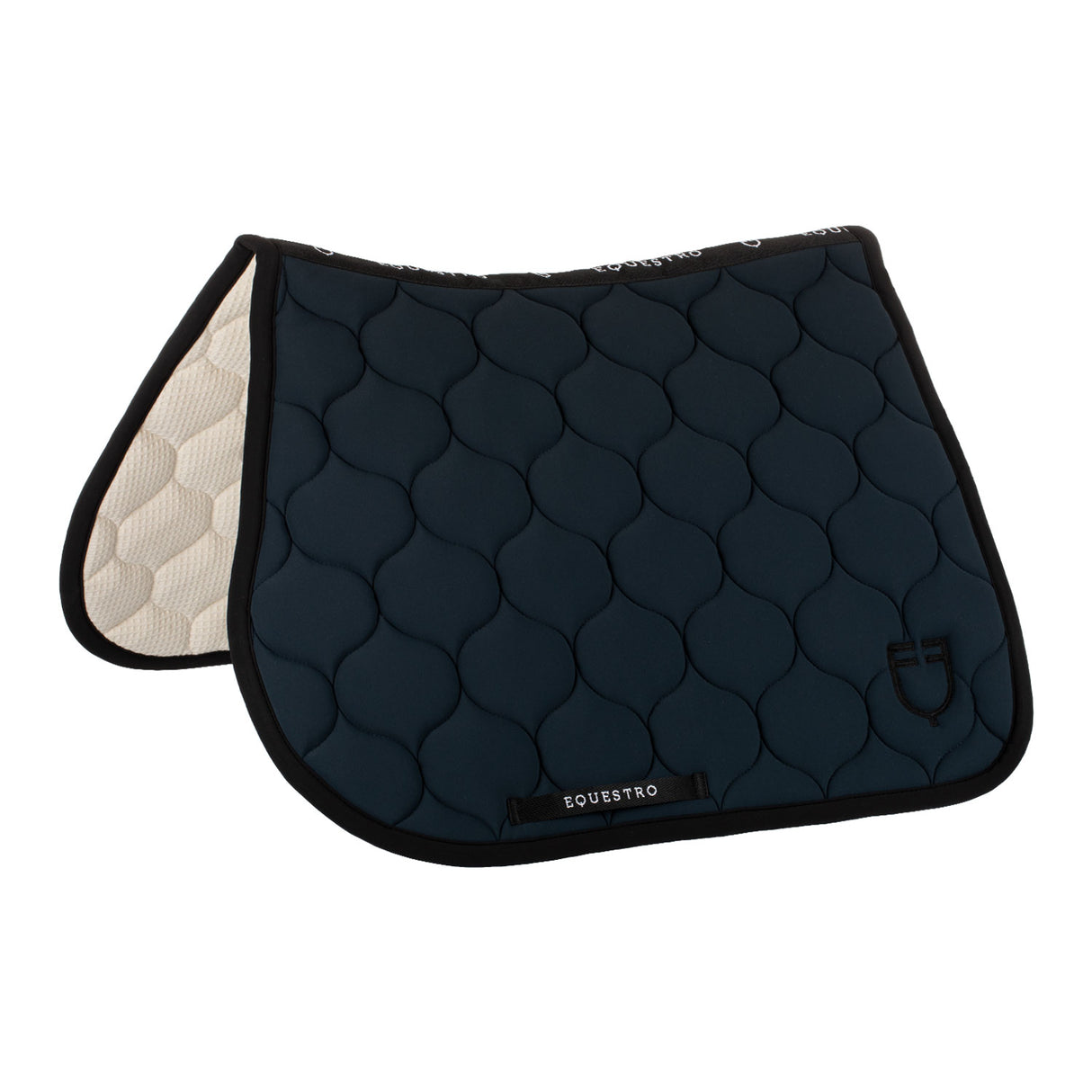 Equestro Jumping Saddle Pad With Onion Quilting