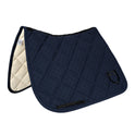 Dressage saddle pad with monogram print