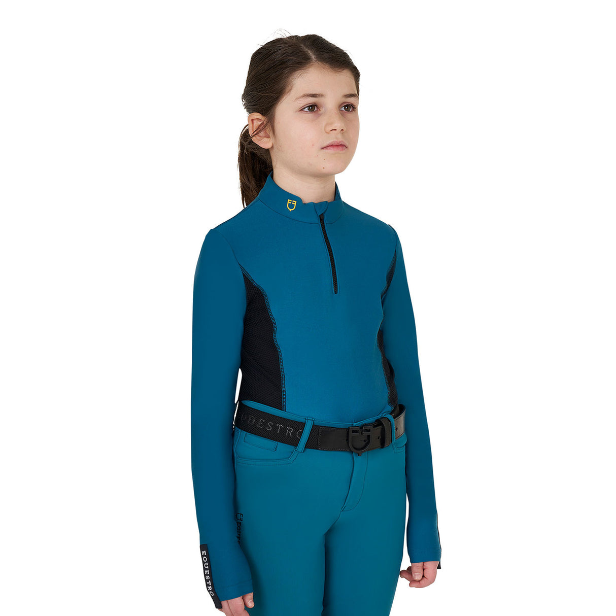 Girls' long-sleeved training base layer