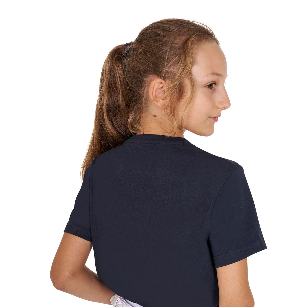 Equestro Girls' Slim Fit T-Shirt Multicolor Logo Print