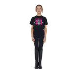 Equestro Girls' Wild Life Cotton T-Shirt With Print