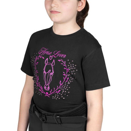 Girls' Horse Lover cotton T-shirt