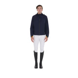 Equestro Men's Three-Layer Technical Raincoat #colour_blue