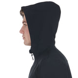 Men's jacket in breathable technical fabric