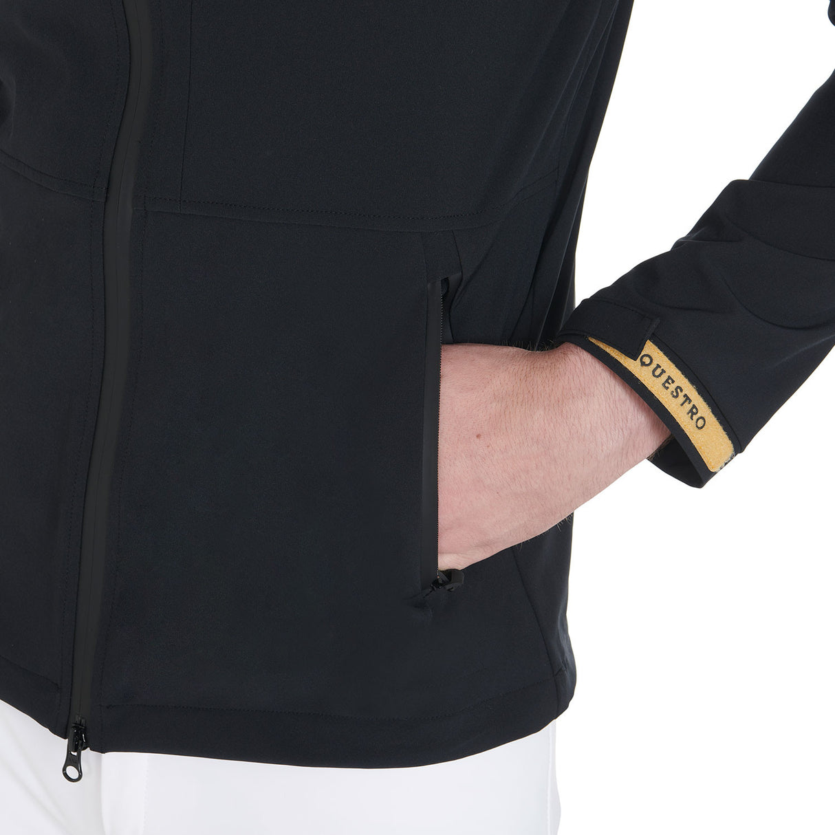 Men's jacket in breathable technical fabric