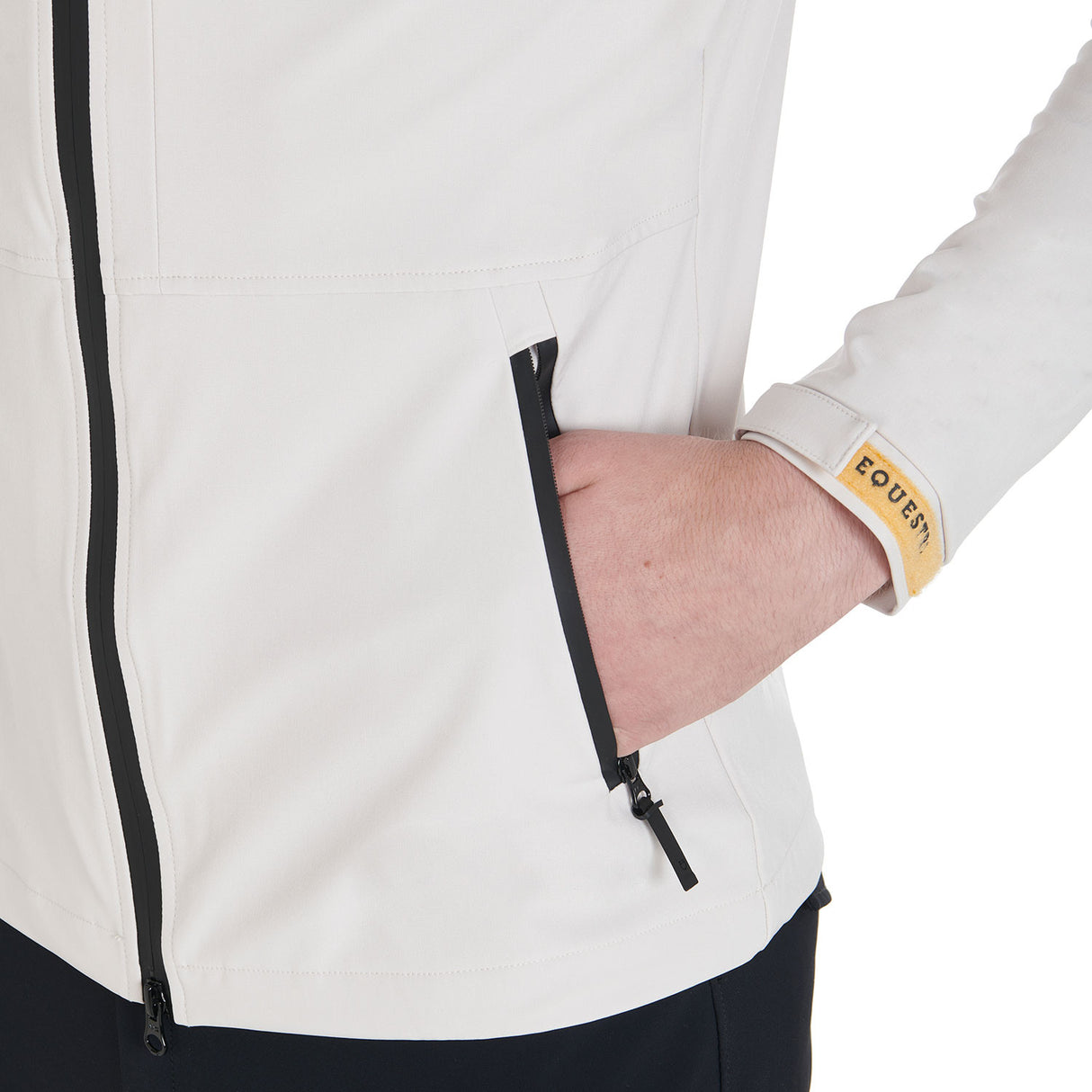 Men's jacket in breathable technical fabric