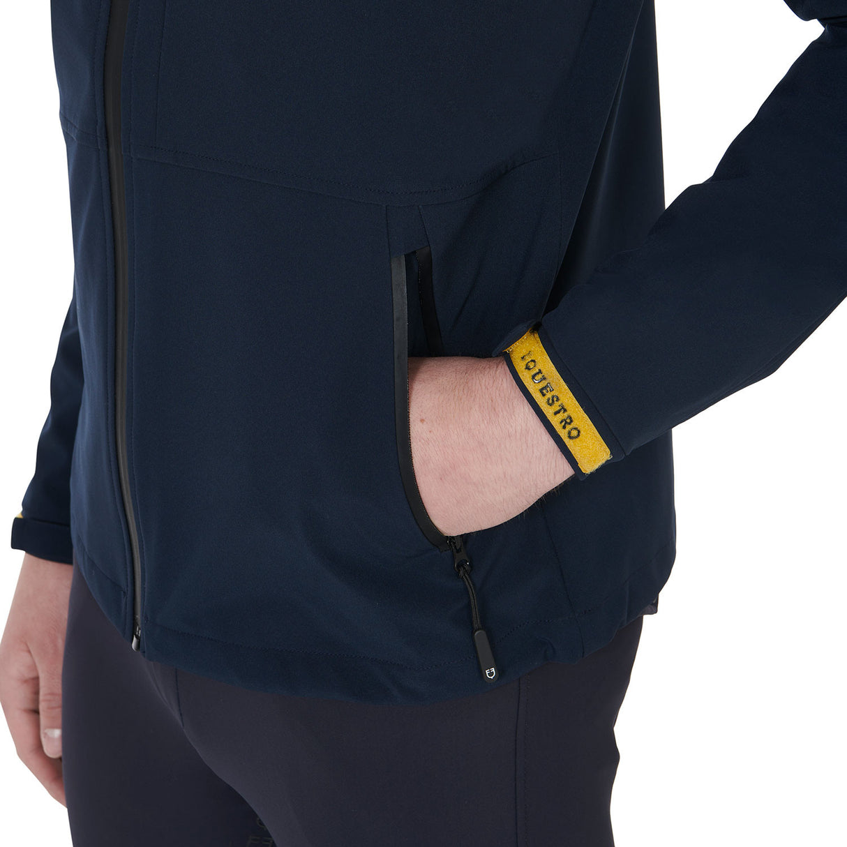 Men's jacket in breathable technical fabric