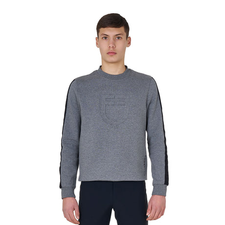 Men's cotton sweatshirt with logo