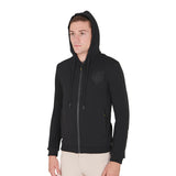 Men's hooded sweatshirt fleece inside