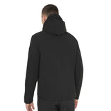 Equestro Men's Waterproof And Windproof Jacket In Nylon #colour_black