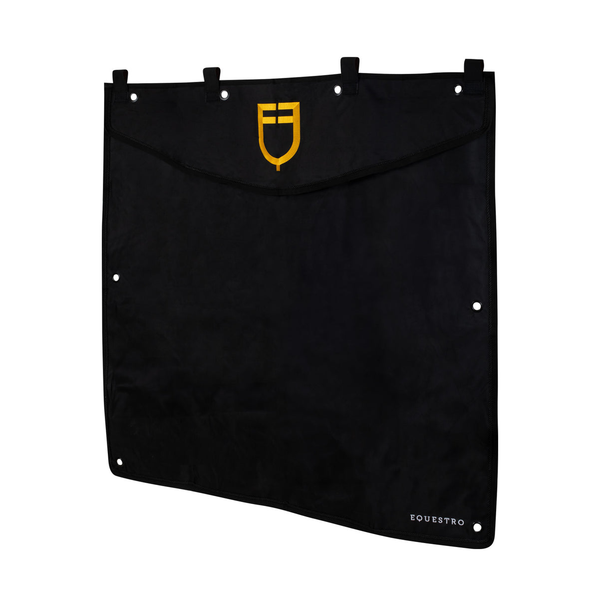 Equestro Short Stable Curtain With Embroidered Logo