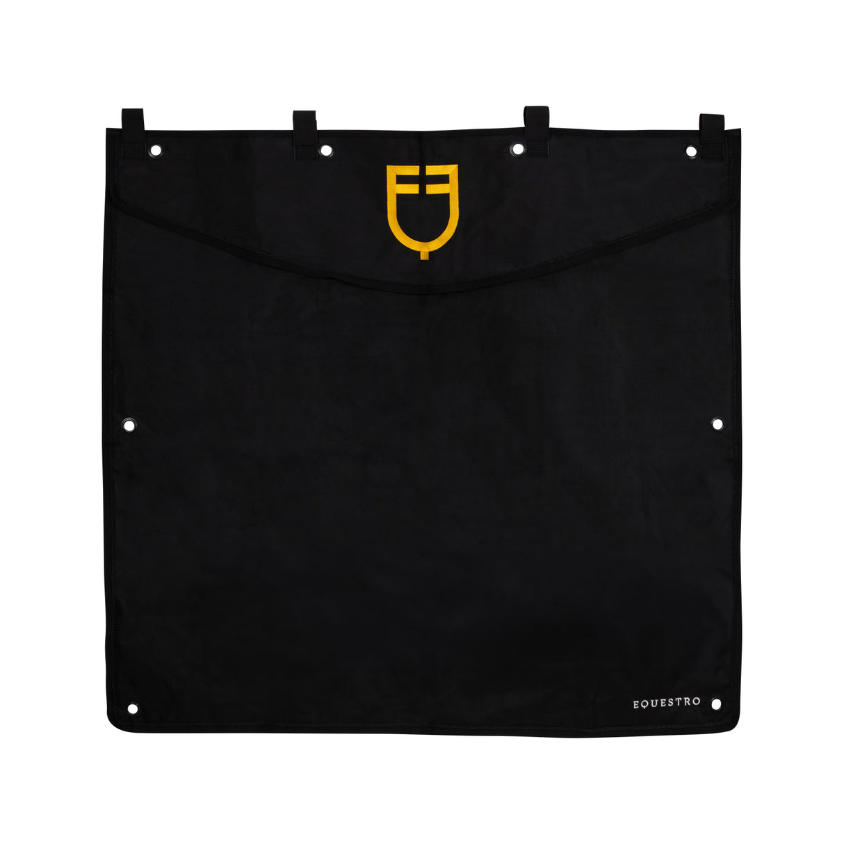 Equestro Short Stable Curtain With Embroidered Logo