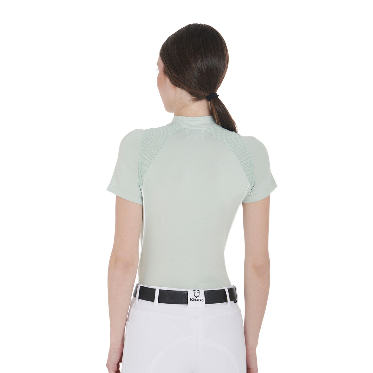 Equestro Women's Slim Fit Technical Training Polo Shirt
