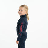 EQUIDRY Children's Water Repellent Base Layer #colour_navy-raspberry