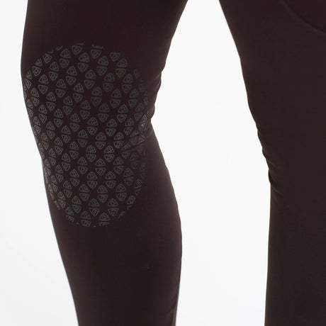 EQUIDRY Women's Water Repellent Leggings #colour_brown-white