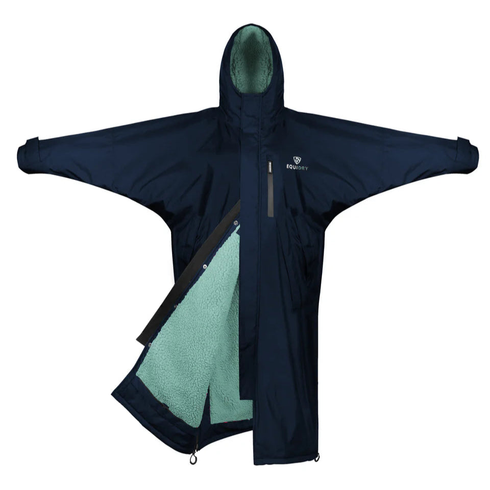 EQUIDRY Children's Thick Fleece Evolution #colour_navy-jade