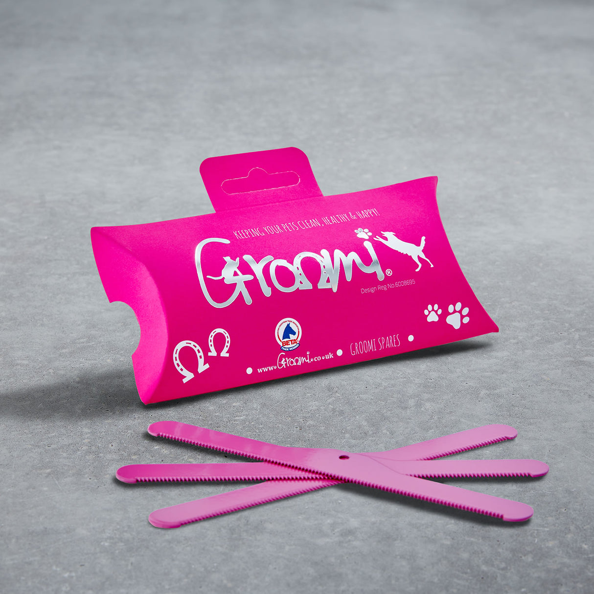 Groomi Spare Blades Kit #colour_pink