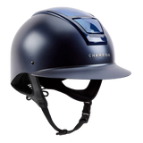 Champion Insight Glitter Oval Wide Peak Riding Hat #colour_matt-navy-sparkle-navy