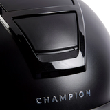 Champion Insight Round Wide Peak Riding Hat #colour_matt-black