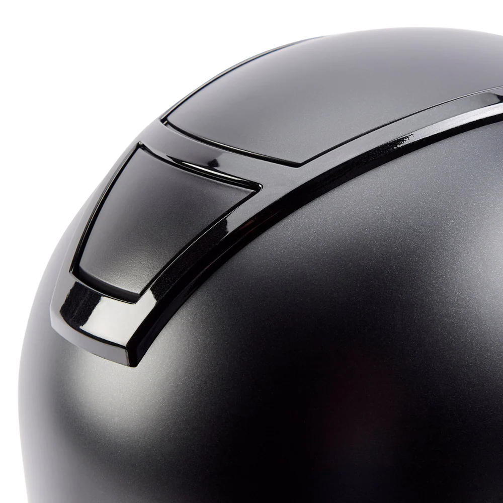 Champion Insight Round Wide Peak Riding Hat #colour_matt-black