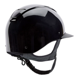 Champion Insight Round Wide Peak Riding Hat #colour_metallic-black