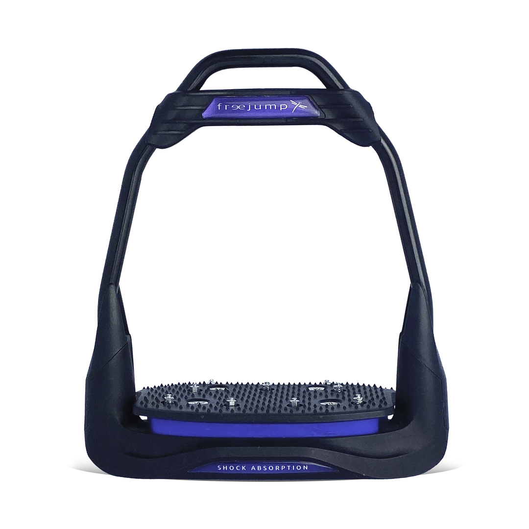 Freejump AirS Full Black 0-0 Stirrups #colour_black-navy