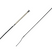 GS Equestrian Sparkle Dressage Whip with 11cm Flick #colour_white-silver