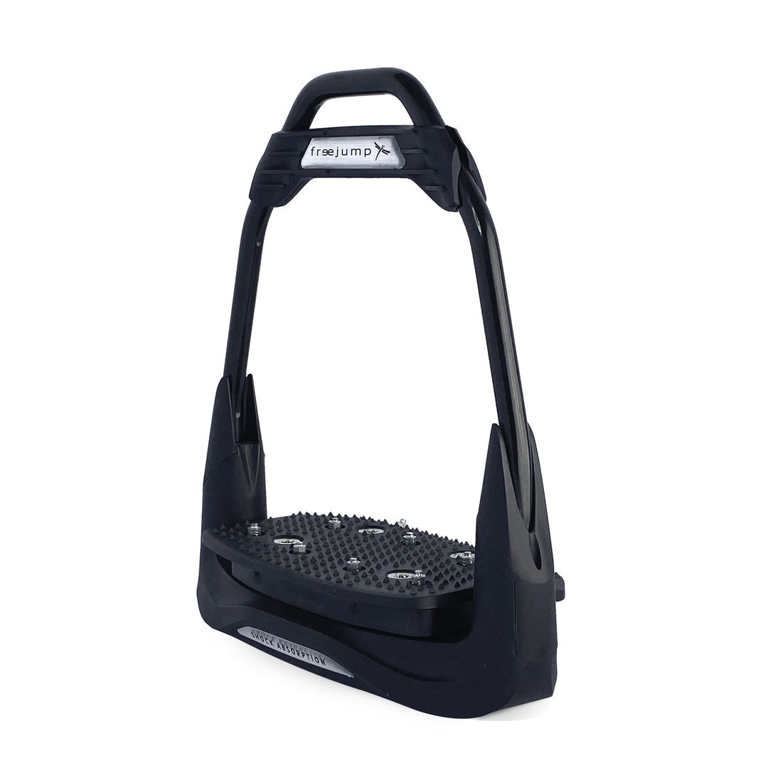 Freejump AirS Full Black 0-0 Stirrups #colour_black-black