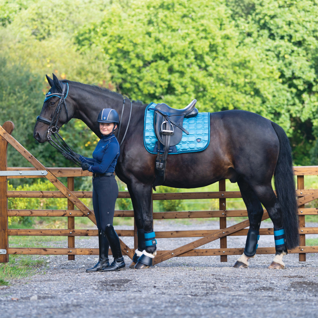 Woof Wear Vision Dressage Saddle Pad #colour_ocean