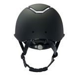 Charles Owen Kylo Matte Wide Peak Riding Hat #colour_black-matte-silver