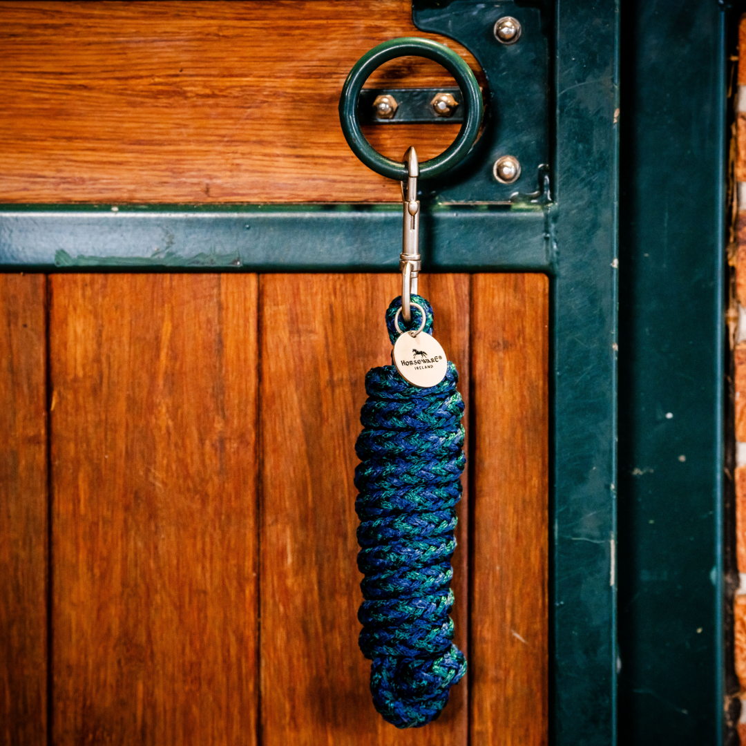 Horseware Ireland Signature Lead Rope #colour_navy-hunter-green