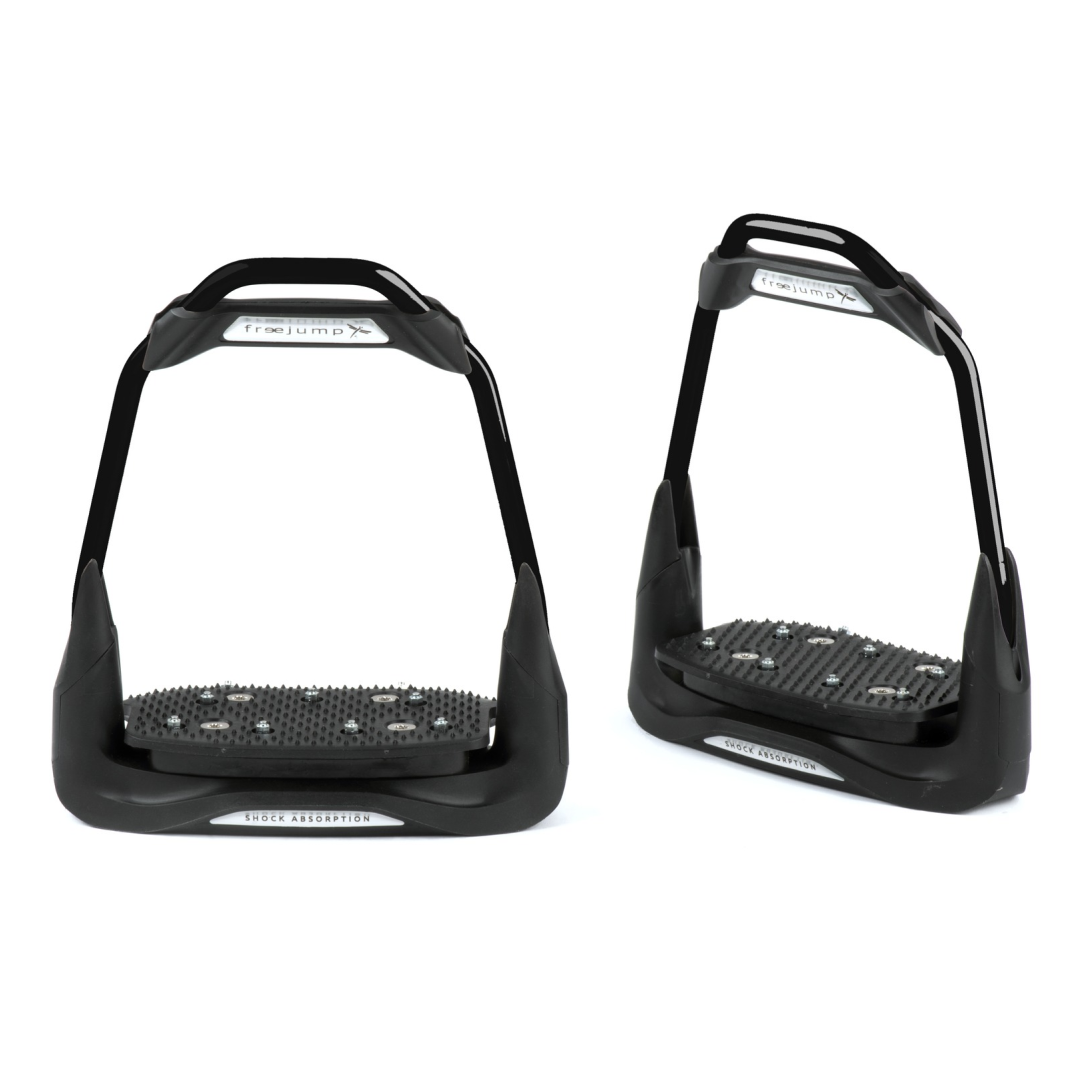 Freejump AirS Full Black 10-0 Stirrups #colour_black-black