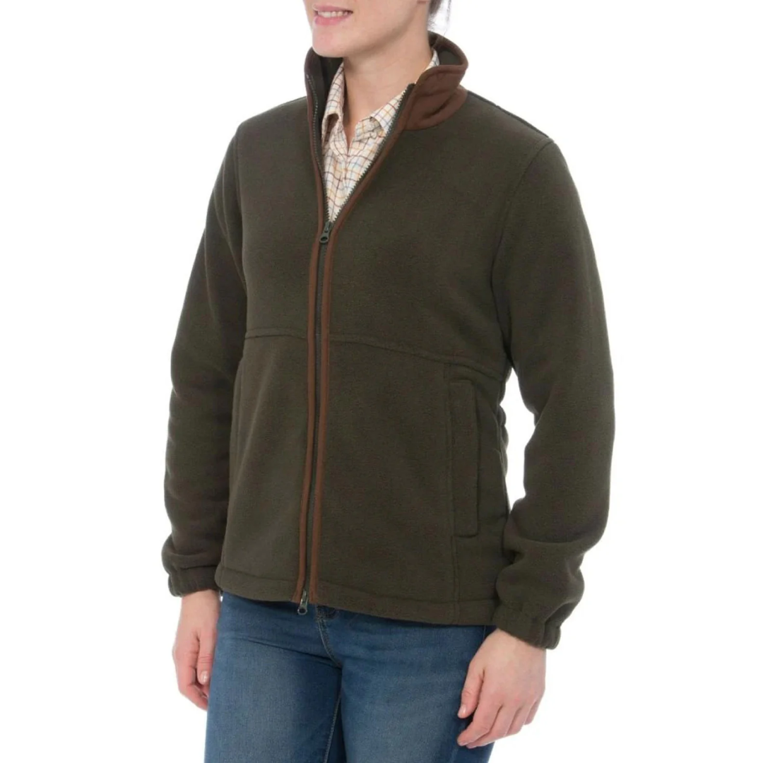 Alan Paine Aylsham Ladies Fleece Jacket #colour_green