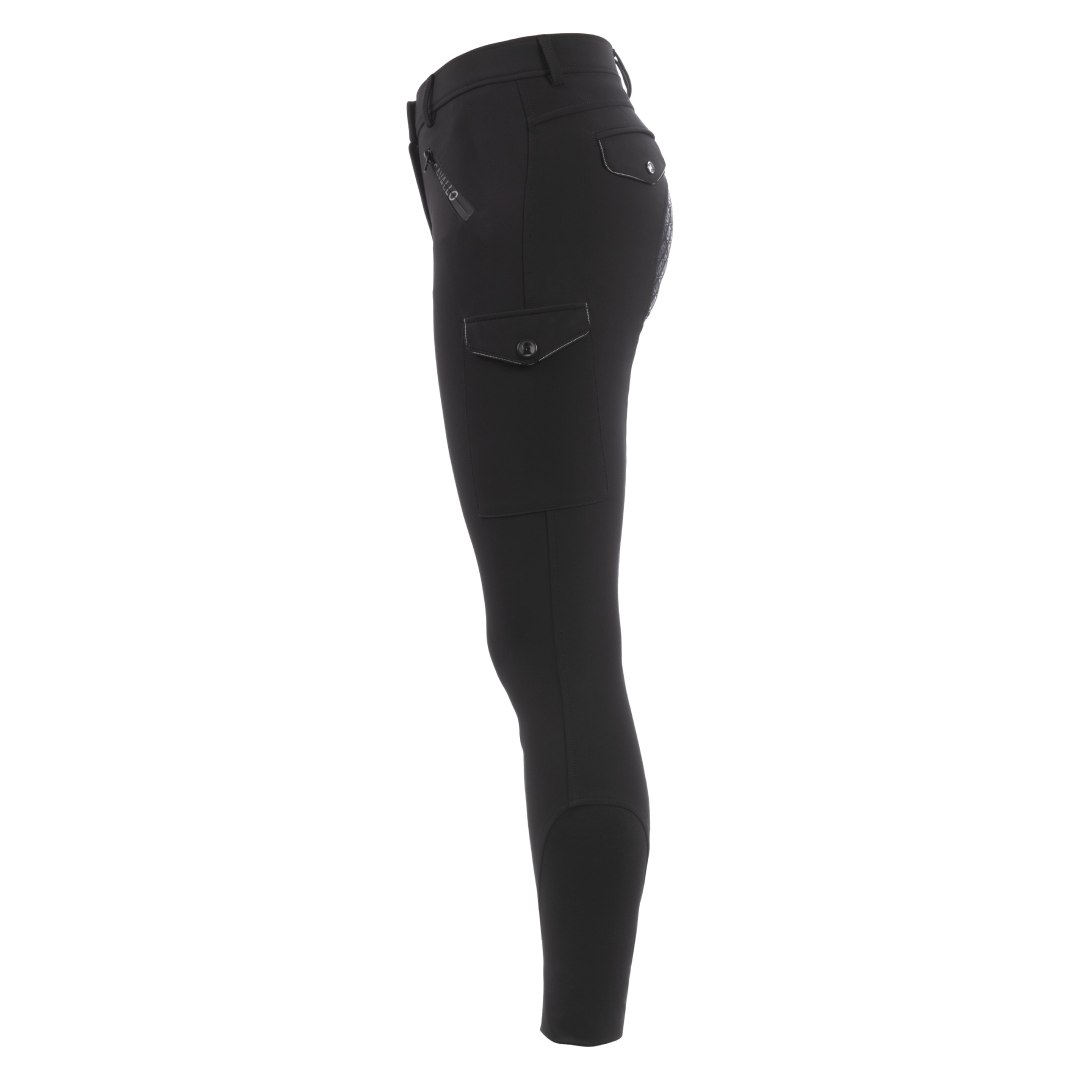 Cavallo Comina Grip Mobile Full Seat Breeches #colour_black