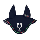 Equestro Fly Veil With Italian Flag Piping Equestro X Fise