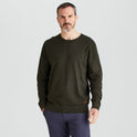 Men's Hartland Crew Knit - Deep Forest