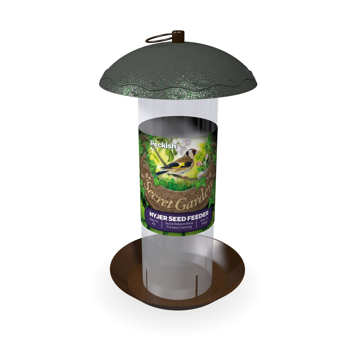 Peckish Secret Garden Nyjer Seed Feeder