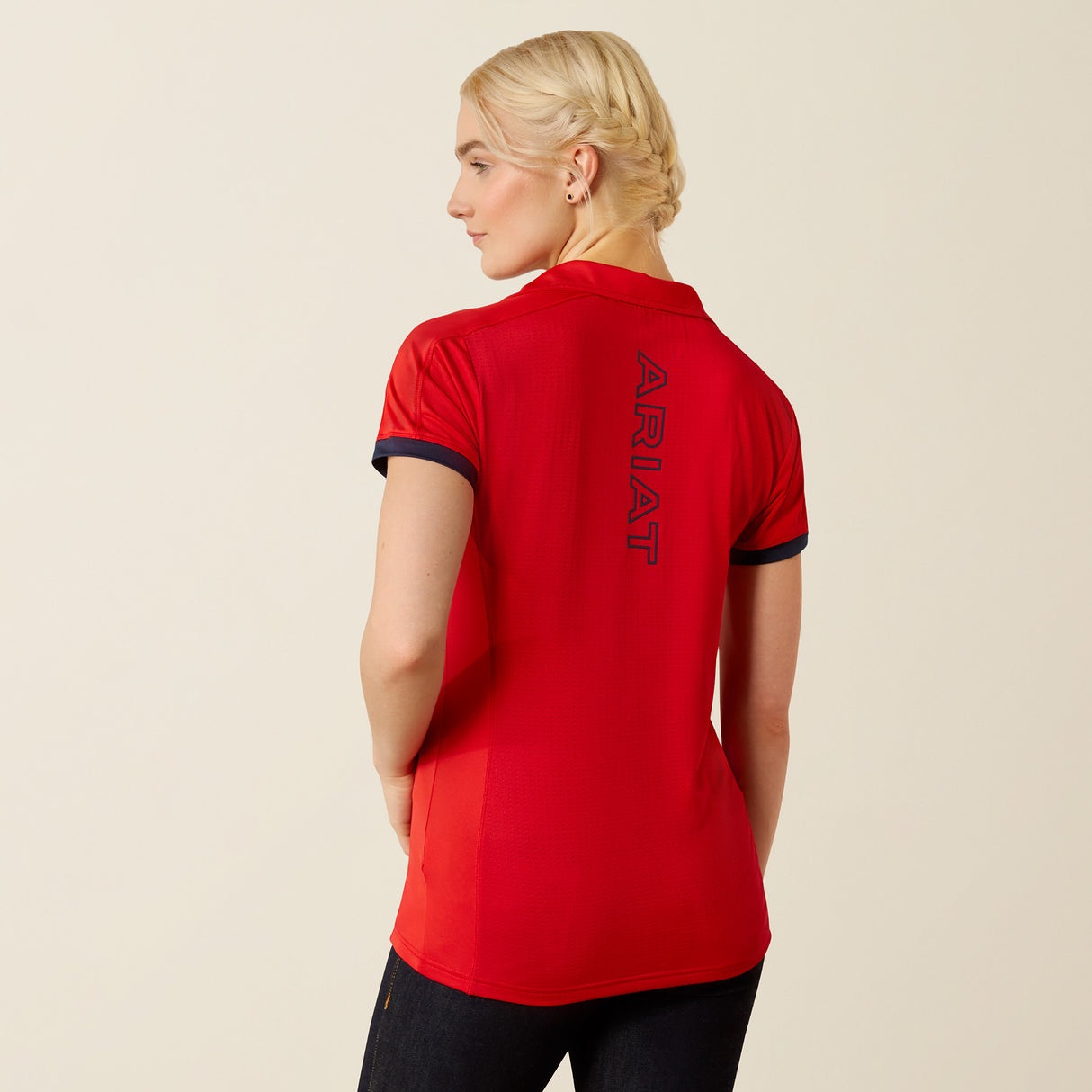 Ariat Women's Bandera Team 1/4 Zip Polo