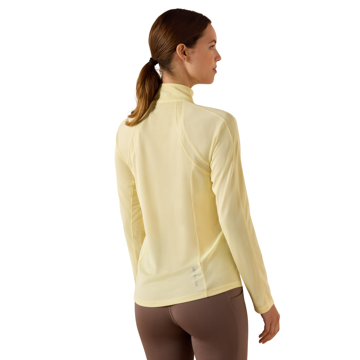 Ariat Women's Sunstopper 3.0 1/4 Zip Baselayer #colour_flan