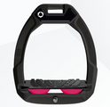 Étriers Flex-On Safe-On inclinés Ultra Grip - Noir/Noir/Rose