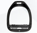 Flex-On Green Composite Inclined Ultra Grip Stirrups - Black/Black/Grey