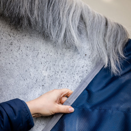 Horseware Ireland Ionic 50g Therapy Stable Rug #colour_imperial-blue-silver-navy