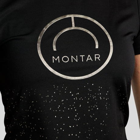 Montar Junior MoSille Gun Metal Logo T-Shirt #colour_black