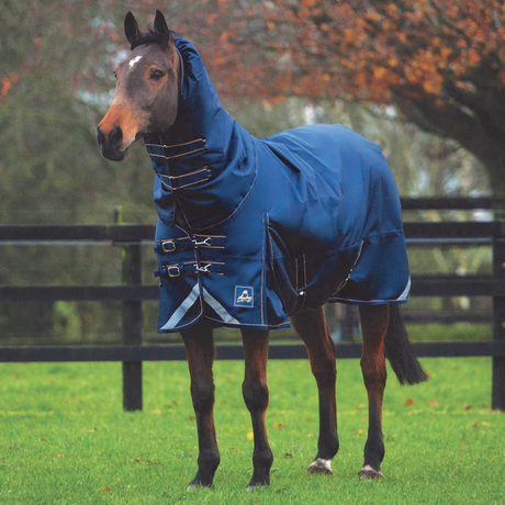 Mackey Wicklow 50g Turnout with Detachable Neck #colour_navy-gold