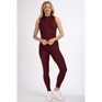 Mochara Recycled Technical Leggings #colour_bugundy