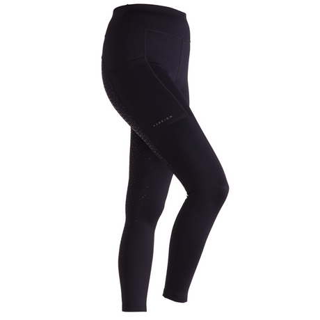 Shires Aubrion Ladies Shield Winter Riding Tights #colour_black