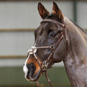 Whitaker Valencia Delux Mexican Bridle With Reins #colour_light-havana
